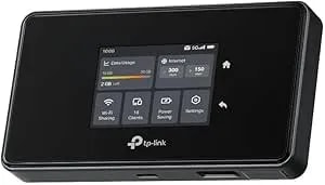 Tp-Link 5g Mobile Hotspot m8550 - Tri-Band axe3600 Wi-Fi 6e Portable Wi-Fi Router For Travel - Two-Modes In One - Support Up To 32 Devices - Nano Sim Card Slot - Support At&T, T-Mobile, Verizon