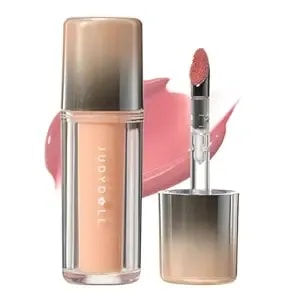 Judydoll Ice Watery Lip Gloss, Gen-2,Moisturizing Liquid Lipstick With Hyaluronic Acid & Collagen,Long-Lasting Mirror Lip Glazes With Iron Applicator(12 Grapeful Dream)