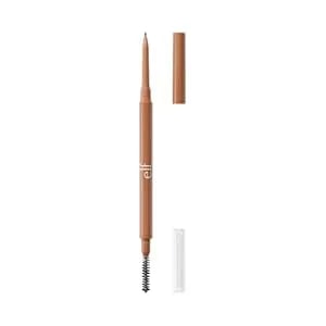 E.L.F. Micro-Fine Brow Pencil, Waterproof Brow Color & Spoolie For Shaping Brows & Creating A Feathered Natural-Looking Finish, Vegan & Cruelty-Free, Soft Brown