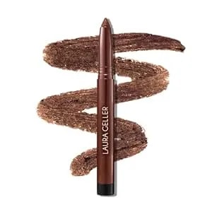 Laura Geller New York Kajal Longwear Kohl Eyeliner Pencil With Caffeine, Smooth & Blendable Makeup, Dark Brown
