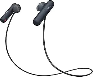 Sony Wi-sp500 Wireless In-Ear Sports Headphones, Bluetooth Earbuds, Black (International Version)