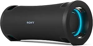Sony ULT Field 7 Wireless Bluetooth Party Speaker, IP67 Waterproof, Powerful Bass, 30h Battery, Karaoke, Comfortable Handle, And Colorful Lights (SRSULT70), Black