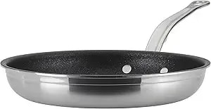 Hestan Probond Forged Titum - Professional Clad Stainless Steel, Nonstick, Frying Pan, (11-Inch) Induction Compatible, Made Without Pfoas