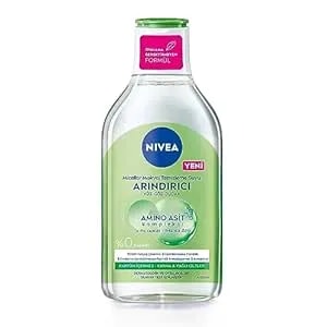 Nivea Micellair Refreshing Micellar Water – Gentle Daily Cleansing And Makeup Removal Solution, Amino Acid Complex And Ocean Extract, 13.53 Oz, Suitable For Everyday Facial Care