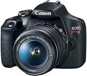 Canon EOS Rebel T7 DSLR Camera With 18-55mm Lens - Built-In Wi-Fi - 24.1 MP CMOS Sensor - Digic 4+ Image Processor And Full HD Videos