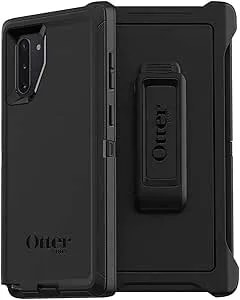 Otterbox Defender Series Rugged Case & Holster For Samsung Galaxy note10 (Not Plus) Non-Retail Packaging - Black