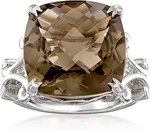 Ross-Simons 12.00 Carat Smoky Quartz Ring In Sterling Silver