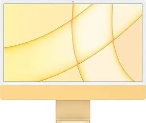 Apple 2021 Imac With Apple m1 Chip With 8-Core Cpu, 24-Inch, 8gb Ram, 512gb Ssd Storage, Yellow (Renewed)