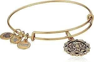 Alex And Ani Lotus Charm Bangle
