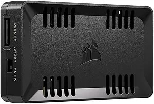 Corsair Commander Duo Icue Link Rgb Lighting And Pwm Argb Fan Controller â€“ Control 12 Daisy-Chained Pwm Fans, Two Flexible Temperature Sensors Included â€“ Black