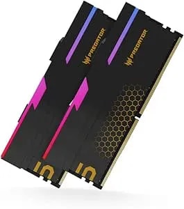 Predator Hermes ddr5 Ram 48gb (24gbx2) 6000mhz cl28 pc5-48000 Intel Xmp 3.0 Amd Expo Compatible Computer Memory, Black - Bl.9bwwr.661