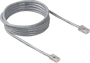 Belkin 20ft 10/100bt rj45m/rj45m cat5e Patch Cable (Gray)