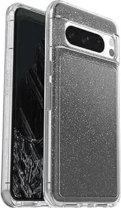Otterbox Google Pixel 8 Pro Symmetry Series Clear Case - Stardust (Clear/Glitter), Ultra-Sleek, Wireless Charging Compatible, Raised Edges Protect Camera & Screen (Ships In Polybag)