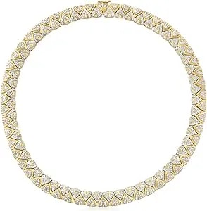 Ross-Simons 2.00 Ct. T.W. Diamond Collar Necklace In 18kt Gold Over Sterling