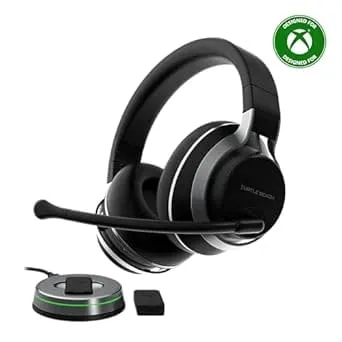 Turtle Beach Stealth Pro Multiplatform Wireless Noise-Cancelling Gaming Headset For Xbox Series X - S, Xbox One, ps5, ps4, Pc, Mac, Mobile – Swappable Batteries – Black