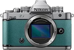 Nikon Zf Mirrorless Camera (Body Only) With 24.5mp Full-Frame Bsi Cmos Sensor And Expeed 7 Processor (Silver And Teal Blue)