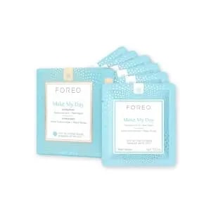 Foreo Make My Day Ufo Activated Facial Mask For Dry Dehydrated Skin, 7 Pack, Moisturizing & Anti-Pollution, Hyaluronic Acid & Red Algae, Clean Formula, Cruelty-Free, Compatible With All Ufo Devices