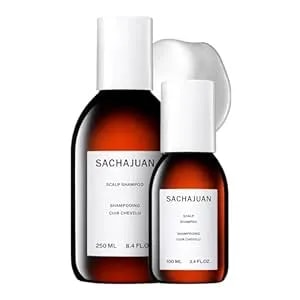 Sachajuan Scalp Shampoo For Dry Itchy Scalp, Oily Hair & Dandruff, Salicylic Acid, Rosemary Oil & Ginger, 250ml + 100ml
