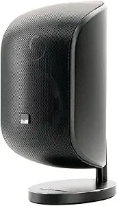Bowers And Wilkins M-1 Satellite Speaker (1 Count) 4" Glass Fiber Midrange, 1" Aluminum Dome Tweeter, Use As Home Stereo Speakers Or Center Channel In Your Surround Sound System, Matte Black (Single)