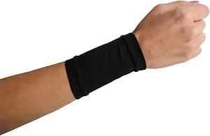 Tatjacket Tattoo Cover Up Concealer Sleeve, 2-Pack, Wrist Or Instep Coverage, Upf 50 Protection, Slip Free, For Men & Women (Unisex), Black, One Size