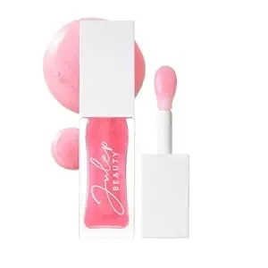 Julep So Plush Glossy Lip Oil – Hydrating Lip Tint With Apricot, Avocado & Jojoba Oils – Non-Sticky Shine, Moisturizing Lip Gloss For Soft, Nourished Lips – Vegan & Cruelty-Free (01 Hot Pink)