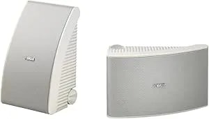Yamaha Ns-aws592wh 150 Watt 6.5 Inch Cone Indoor/Outdoor All-Weather Speakers (1 Pair, White)