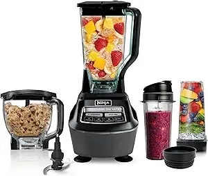 Ninja Mega Kitchen System, 1500w, 72oz Pitcher, 8-Cup, Black, bl770