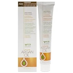 One N' Only Permanent Hair Color - Permanent Hair Dye Made With Argan Oil - Delivers Rich, Accurate Tones With Gray Coverage - Improves Moisture & Elasticity - 7gm Medium Cream Soda Blonde (3 Oz)