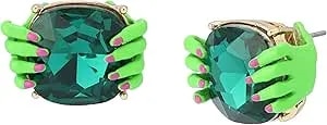 Betsey Johnson Women'S Witch Hands Stud Earrings
