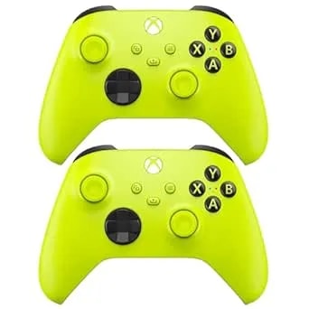 Microsoft Qau-00021 Xbox Wireless Controller For Xbox Series X/S Electric Volt 2 Pack