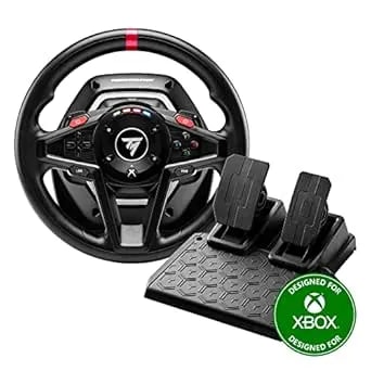 Thrustmaster T128 Racing Wheel & Pedal Set For Xbox Series X - S And PC – Force Feedback Gaming Steering Wheel For Driving Simulator