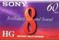 Sony p6-60hg 60 Minute High Grade 8mm Tape
