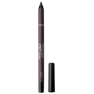 L'Oreal Paris Makeup Infallible Pro-Last Pencil Eyeliner, Waterproof And Smudge-Resistant, Glides On Easily To Create Any Look, Aubergine, 0.042 Oz.