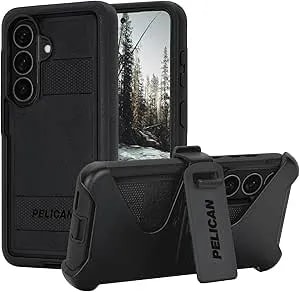 Pelican Voyager Samsung Galaxy s26 Case [Magnetic And Wireless Charging] Cover With 24ft Mil-Std Drop Protection - Heavy Duty Protective Case With Belt Clip Holster For Samsung Galaxy s26 6.3" - Black