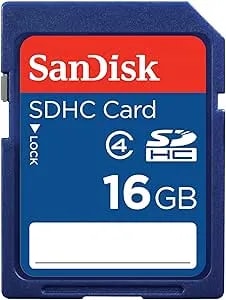 Sandisk Flash 16 GB SDHC Flash Memory Card Sdsdb-016G (Label May Change)
