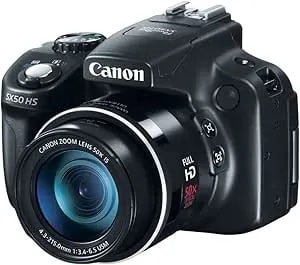 Canon Powershot sx50 Hs 12mp Digital Camera With 2.8-Inch Lcd (Black) (Renewed)