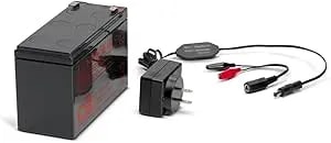 Humminbird 770030-1 9AH BK 9 Amp Hour Battery Kit, Portable Configuration, Black, Small