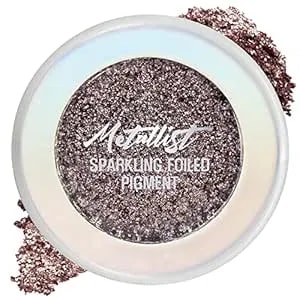 Touch In Sol Metallist Sparkling Foiled Pigment (#5 Holo Mulberry) - Diamond And Pearl Powders To Create Holographic Look - Dazzling Sparkles Gorgeous Glitter Eye Shadow