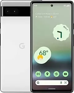 Google Pixel 6a 5g 128gb 6gb Ram Factory Unlocked (Gsm Only, No Cdma - Not Compatible With Verizon) Global Version - Chalk (Renewed)