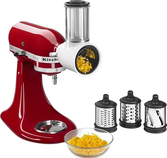Kitchenaid Ksmvsa Fresh Prep Slicer And Shredder Attachment