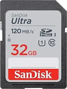 Sandisk 32gb Ultra Sdhc Uhs-I Memory Card - 120mb/S, c10, u1, Full Hd, Sd Card - sdsdun4-032g-gn6in [Older Version]