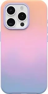 Otterbox Iphone 15 Pro (Only) Symmetry Series Case - Soft Sunset (Purple), Snaps To Magsafe, Ultra-Sleek, Raised Edges Protect Camera & Screen
