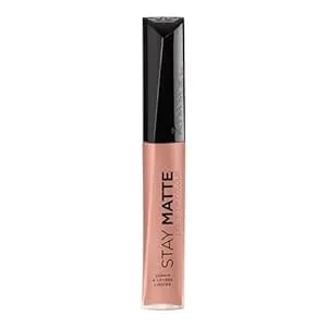 Rimmel London Stay Matte Liquid Lip Color With Full Coverage Kiss-Proof Waterproof Matte Lipstick Formula That Lasts 12 Hours - 708 Mwah, .21oz