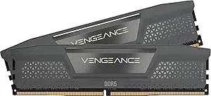 Corsair Vengeance DDR5 32GB (2 X 16GB) 6000MHz CL38-44-44-96 1.35V Intel XMP 3.0 AMD Expo Computer Desktop Memory – Gray
