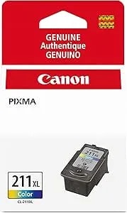 Canon CL-211 XL Genuine Color Ink Cartridge, Compatible With MX330, MP240/250/270/280/480/490/495, iP2702, MX340/350/320/410/420