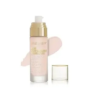 Swiss Beauty High Performance Foundation - Water-Resistant - Medium To Buildable Coverage Liquid Dewy Finish - Lightweight - Easy To Blend - With Vitamin C & Niacinamide - 02 Rose Blush, 55g