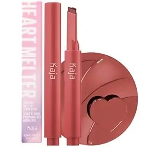 Kaja Lip Gloss - Heart Melter - High-Shine, Glossy Finish, Soft Rosy Mauve, Moisturize, 03 Crazy 4u, 0.04 Oz