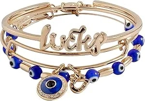 Alex And Ani Evil Eye Bangles Set Of 3