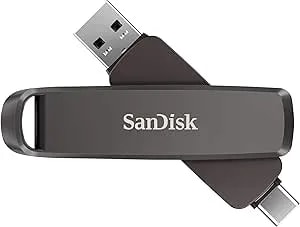 Sandisk 1tb Extreme Pro Dual Drive - Up To 1,000mb/S, Usb Type-C, And Usb Type-A, High-Performance Flash Drive - sddde1-1t00-g46