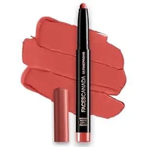 Facescanada Hd Intense Matte Lipstick, Feather Light Comfort, 10 Hrs Stay, Primer Infused, Flawless Hd Finish, Made In Germany, Brown, Red, Pink, Purple, Nude Lip Color, Obsessed, 0.05 Oz